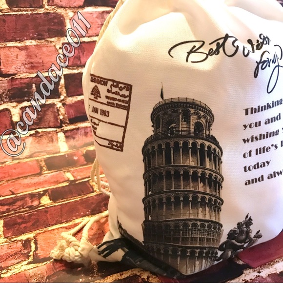 Leaning Tower of Pisa Backpack - Picture 3 of 7